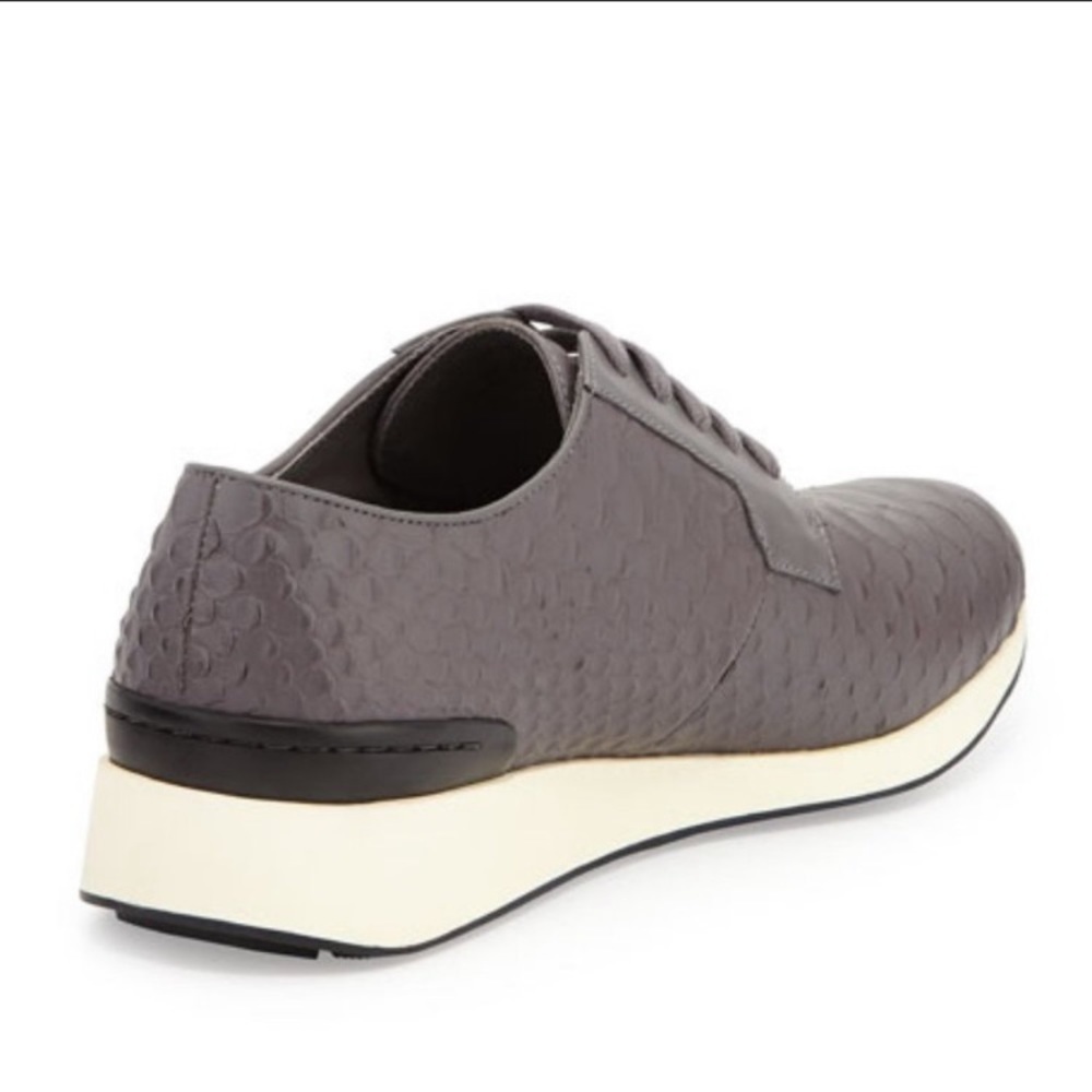 Vince Rayner Python-Print Trainer Sneaker, Ceramic - image 3